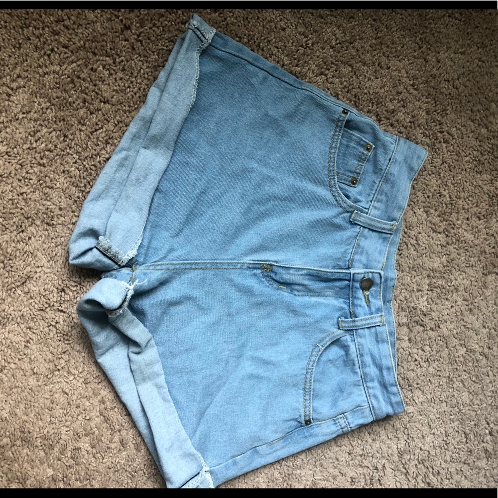 High waisted shorts